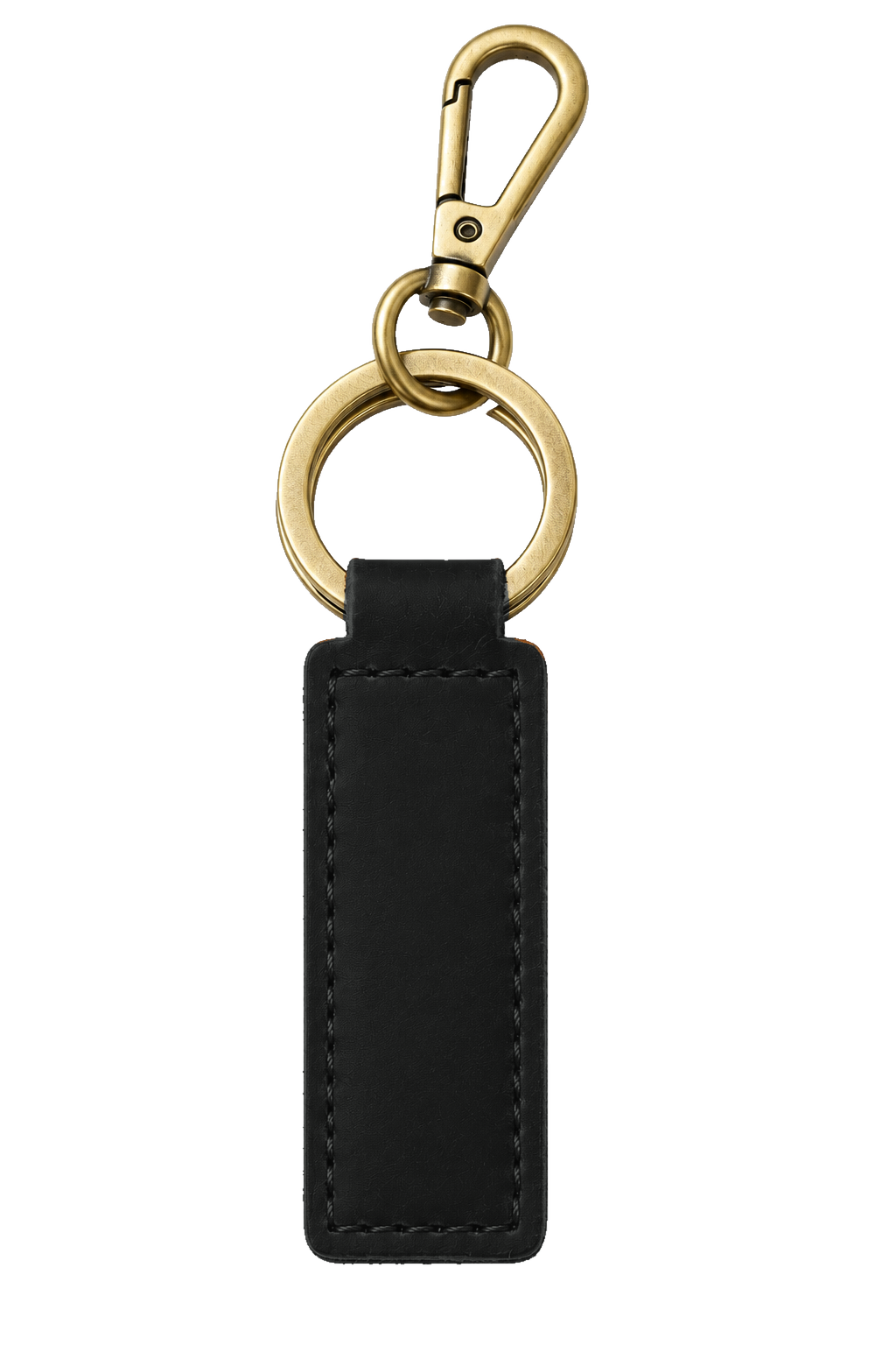 Llavero de cuero negro Atelier Varese