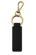 Llavero de cuero Atelier Varese — Negro