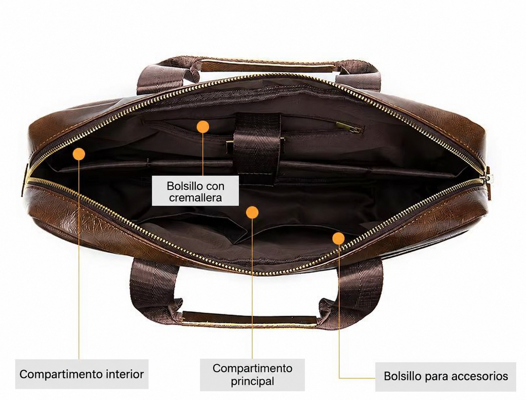 Maletín Varese — Doble bolsillo