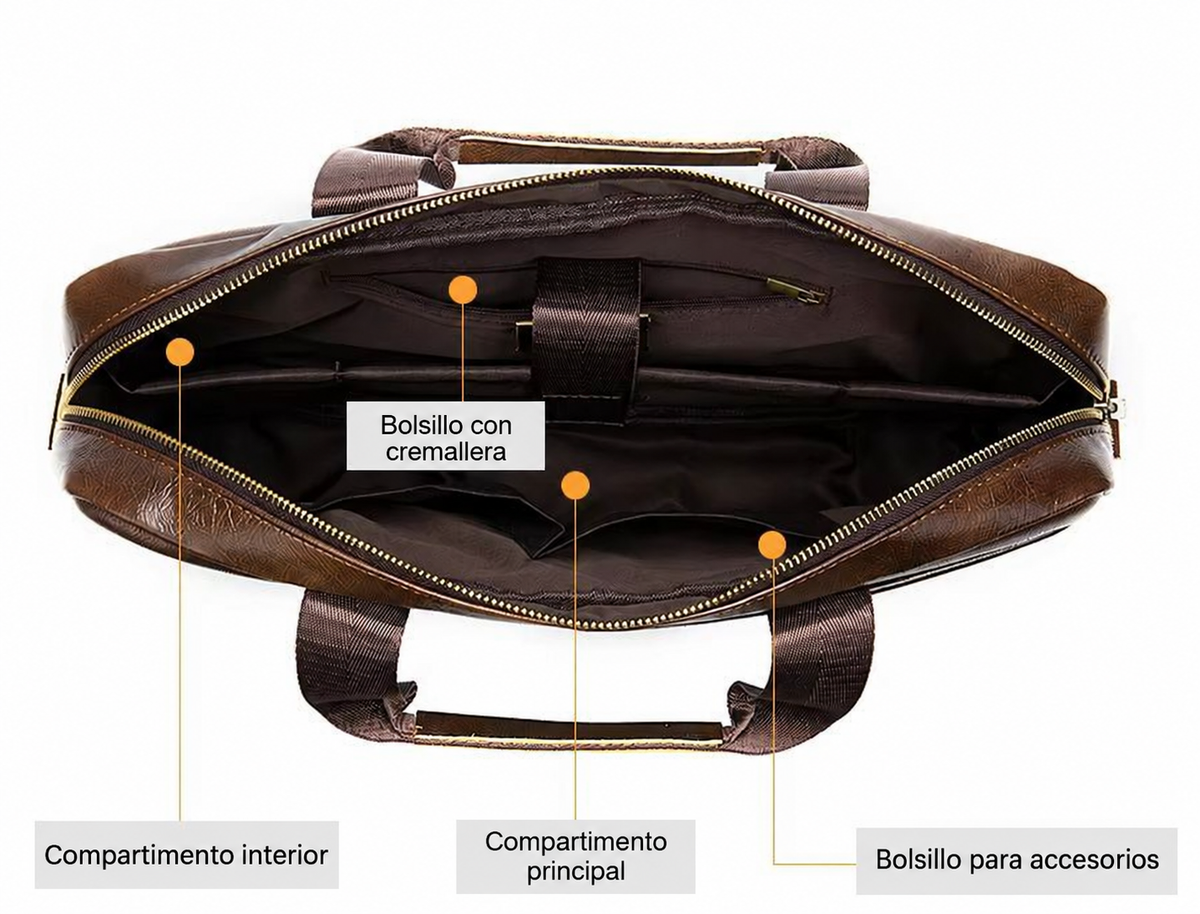 Maletín Varese — Doble bolsillo
